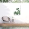 Trademark Fine Art Outdoor Canvas Art Pictufy Studio II Monstera Aqua 04 Wall Art for Patios, or Gardens 1X19151-OC2232WR - alternate 1