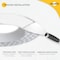 Goodlite LED Regress Trimless Round Slim - Recessed Fixture, RS4/15W/R/LED/TL/5CCT, 1300 Lumen, 15W G-96722 - alternate 5
