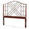 Bali & Pari Kachiri Marbled Tortoise Natural Rattan Headboard - Handcrafted Boho Style Bedroom Backdrop, Queen 269-14696-ZORO - alternate 3