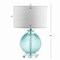 Jonathan Y Estelle 26" Glass and Crystal LED Table Lamp, Aqua JYL2003A - alternate 5