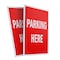 Signmission Parking Here, Plastic Signs Only 24 Inch x 36 Inch, Corrugated Plastic, 2PK CSB-2436-2PACK-Parking Here - alternate 1