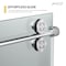 Anzzi 48in x 76in Frameless Shower Door with Sliding in Brushed Nickel with Tsunami Tempered Clear Glass SD-FRLS06101BN - alternate 11