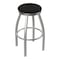 Holland Bar Stool Co 802 Misha Stainless Steel 36in Swivel Bar Stool with Canter Espresso Seat 80236SS003 - alternate 1