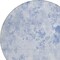 Homeroots 8' Sky Blue And Denim Blue Round Floral Washable Indoor Outdoor Area Rug 583132 - alternate 7