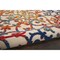 Homeroots 8' X 11' Ivory Blue Orange And Green Trellis Indoor Outdoor Area Rug 546793 - alternate 3