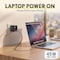 Overtime 4-in-1 Retractable Wall Charger with USB-C and Lightning Cables, Black D36 - alternate 8