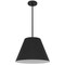 Homeroots 16" Black Aluminum Cone LED Dimmable Outdoor Pendent Hanging Light 683467 - alternate 6