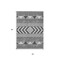 Homeroots 5' X 8' Gray Charcoal And Silver Southwestern Washable Indoor Outdoor Area Rug 613910 - alternate 6