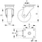 Blickle Swivel Plate Caster, PU, 8", 660 lb., Caster Load Rating Range: Heavy-Duty LE-POTH 200K-14 - alternate 3