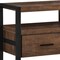 Homeroots 59in Brown and Black Cabinet Enclosed Storage TV Stand 332966 - alternate 4