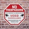 Signmission No Trespassing This Property Is Pro, 6 inch X 6 inch, Plastic Sign, 2PK OC-P-2PACK-6-93 - alternate 5