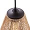 Jonathan Y Ibiza Island 30" 3-Light Woven Rope/Metal Bohemian Coastal LED Linear Pendant, Oil Rubbed Bronze/Natu JYL1124A - alternate 9