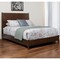 Homeroots Brown Solid Wood Full Bed Frame 524844 - alternate 1
