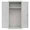 Sandusky Lee Wardrobe Storage Cabinet, 72 in H, 36 in W, 24 in D, Swing, Keyed, Gray, 1 Shelves, 0 Drawers CAW1362472-05 - alternate 7
