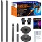Runmaster Premium 45mm Dance Pole Kit, Spinning and Static, Portable Steel with Silicone Protection, Black HMDANBLA - alternate 1
