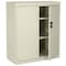 Sandusky Lee Storage Cabinet, 36 in H, 36 in W, 18 in D, Recessed, Keyed, Putty, 2 Shelves EA2R361836-07 - alternate 1