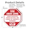 Signmission Tow Away Zone Unauthorized Vehicles, 6 inch X 6 inch, Plastic Sign, 2PK OC-P-2PACK-6-321 - alternate 5