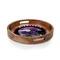Picnic Time Family Of Brands NFL Minnesota Vikings - Barista Serving Tray with Glass Insert 907-09-511-184-2 - alternate 2