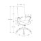 Monarch Specialties Office Chair, Adjustable Height, Armrests, Swivel, Ergonomic, Work, Black Fabric, Black Metal I 7354 - alternate 6