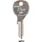 Kaba Ilco National Nickel Plated Mailbox Key, 1646R, 10PK AA00019482 - alternate 1