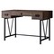Homeroots 47" Brown and Black Computer Desk With Two Drawers 333513 - alternate 7