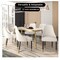 Leisuremod Allure Modern Dining Chair In White and Oak Wood Legs, 4PK AC49W4 - alternate 4