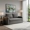 Homeroots 63" Gray Fabric Sleeper Sofa 574001 - alternate 7