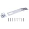 Prosource Safety Hasp, 6 in L, 6 in W, Steel, Zinc, 3/8 in Dia Shackle, Swivel Staple LR-127-BC3L-PS - alternate 1