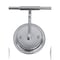 Jonathan Y Shirley 17.5" 2-Light Farmhouse Industrial Metal LED Vanity Light w/Seeded Glass Globe Shades, Chrome JYL7404A - alternate 8