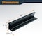 Powertec 16in x 3-1/2in Band Saw Fence - Resaw Fence Attachment for Bandsaw Tables & Drill Press 72260 - alternate 5