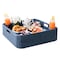 Sunjoy 24 in. x 24 in. Wicker floating pool tray, Navy F403000911 - alternate 7