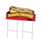 Signmission Polish Sausage Die Cut Yard & Stake outdoor plastic coroplast window, C-DC-2436-Polish Sausage19 C-DC-2436-Polish Sausage19 - alternate 1