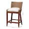 Bali & Pari Ridley Woven Seagrass Counter Stool, Brown Wash 265-14528-ZORO - alternate 5