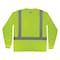 Ergodyne M Lime Class 2 Essential Long Sleeve Hi-Vis T-Shirt 8284 - alternate 3