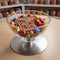 Azar Displays 8" Single Bowl Counter Display 720008 - alternate 3