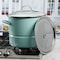 Kenmore 16 Quart Stainless Steel Pot in Blue with Steamer Insert and Glass Lid 126394.03 - alternate 4