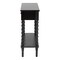 Baxton Studio Malinda Classic Black Wood 2-Drawer Console Table with Spindle Legs 253-14069-ZORO - alternate 9