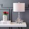 Jonathan Y Cecile 25.5" Glass Teardrop LED Table Lamp, Clear/Chrome, 2PK JYL1081C-SET2 - alternate 8