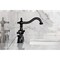 Kingston Brass Widespread Bathroom Faucet with Brass Pop-Up, Matte Black KB1970BEX - alternate 1