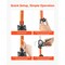 Vevor 4Pcs Adjustable Cabinet Support Poles 45.7-114.2 in Telescopic Rods, 4PK JF-ZCG003-4114 - alternate 5