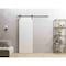 Vdomdoors Modern Barn Door 28" x 84" inches / Mela 0716 Painted White / 6.6FT Rail Track Heavy Hardware Set / MELA0716BD-B-BEM-2884 - alternate 1