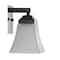 Jonathan Y Staunton 5" 1-Light Farmhouse Cottage Metal LED Vanity Light w/Frosted Glass Shade, Oil Rubbed Bronze JYL7522A - alternate 8