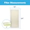 Scotch 12x24x1 Pollen Pleated Air Filter, MERV 7 CL20-4 - alternate 10
