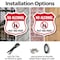 Signmission No Alcohol Shield Sign No Alcohol Past T, 6 inch X 6 inch, Plastic Sign, 2PK SHI-P-2PACK-6-390 - alternate 4