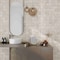 Apollo Tile Cirkel 11.46 in. x 12.4 in. Glossy Orange Porcelain Mosaic Wall and Floor Tile 9.87 sqft/case, 10PK ORB88013ORGA - alternate 9
