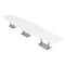 Skutchi Designs Hexagon Conference Table With Power Unit, 48 in W, 192 in L, White HAR-HEX.IR-48X192-DOU-W960-NA - alternate 1