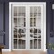Sartodoors Solid French Double Clear Glass Doors 12 Lites, Felicia 3355 White Silk, Single Regural Panel Fram FELICIA3355DD-WS-8484 - alternate 3
