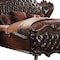 Homeroots Dark Brown King Bed Frame with Nailhead Trim 348172 - alternate 4