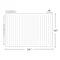 Pollycor 24''X18'' White Fluted Polypropylene Sheets. Blank Yard Sale or Real Estate Signs., 100PK 4PNWHT2418 - alternate 4