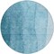 Homeroots 8' Teal Blue Aqua And Blue Round Ombre Washable Indoor Outdoor Area Rug 581830 - alternate 5
